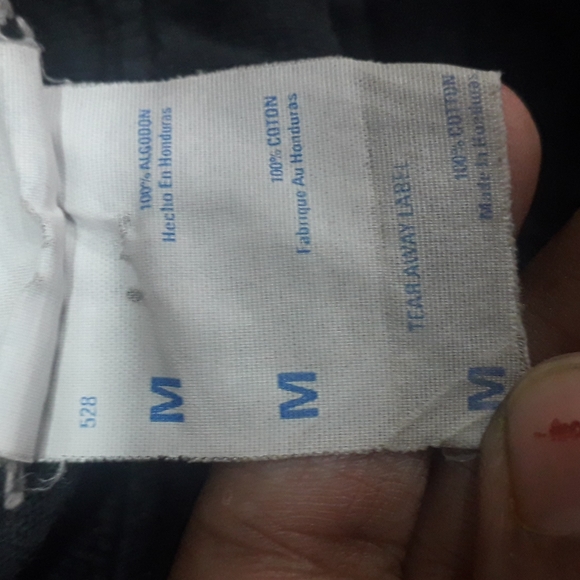 Imported from USA-Port and company Men's black casual round neck t-shirt -M size - Picture 3 of 4